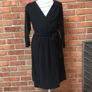 Splendid black wrap dress size small